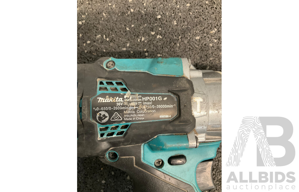 MAKITA 40V XGT Brushless Drill Driver Drill  (HP001G) Skinn Only - ORP $389