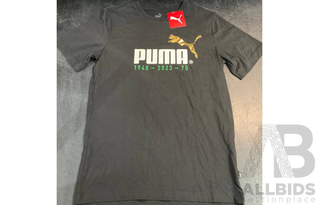 Adidas Black Hoodie & Puma, Mckenzie T-shirt - Size S/M - Lot of 3