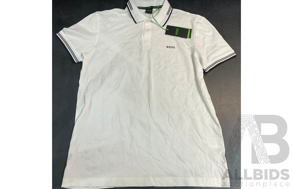 BOSS Paul POLO - White - Size XL - ORP $199.00