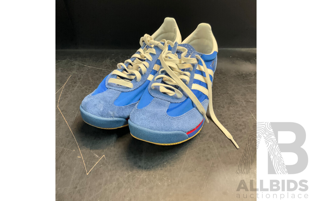 ADIDAS Black R71 Shoes  & Blue SL 72 Shoes - Size US12 - Lot of 2