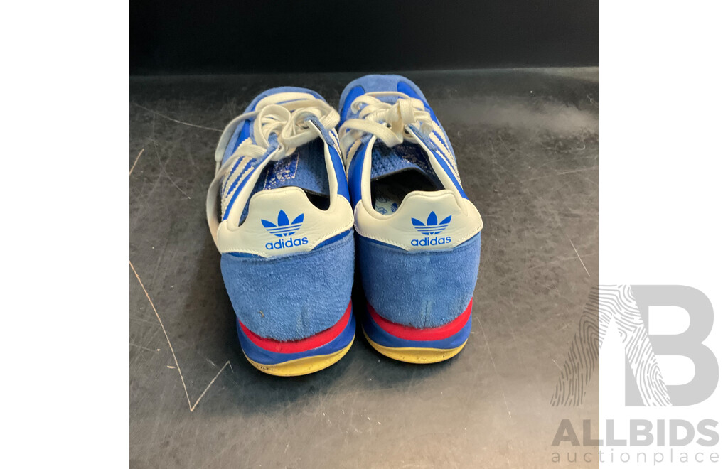 ADIDAS Black R71 Shoes  & Blue SL 72 Shoes - Size US12 - Lot of 2
