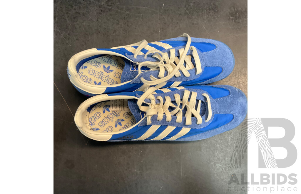 ADIDAS Black R71 Shoes  & Blue SL 72 Shoes - Size US12 - Lot of 2