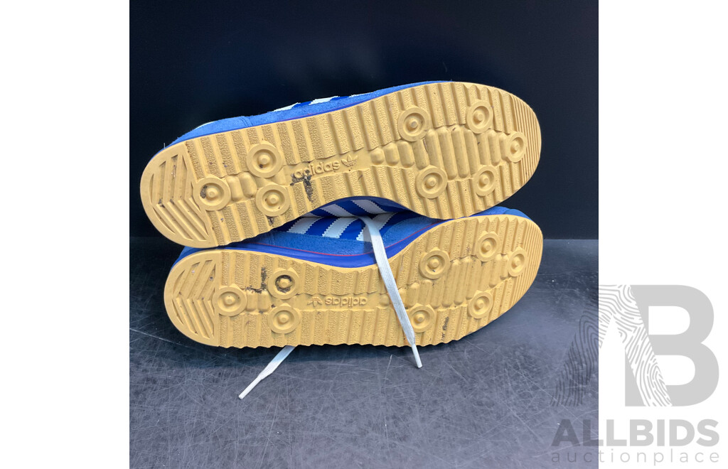 ADIDAS Black R71 Shoes  & Blue SL 72 Shoes - Size US12 - Lot of 2