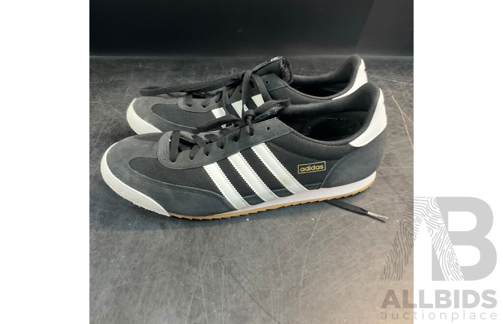 ADIDAS Black R71 Shoes  & Blue SL 72 Shoes - Size US12 - Lot of 2