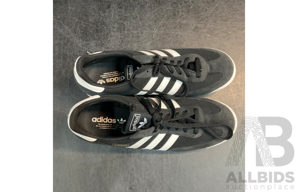 ADIDAS Black R71 Shoes  & Blue SL 72 Shoes - Size US12 - Lot of 2