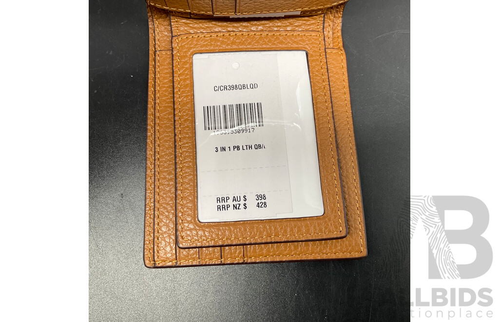 COACH 3 In1 Wallet - ORP $398