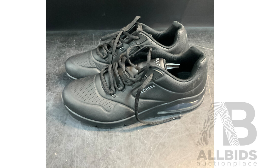 SKECHERS Black Air Around You Shoes - Size US9