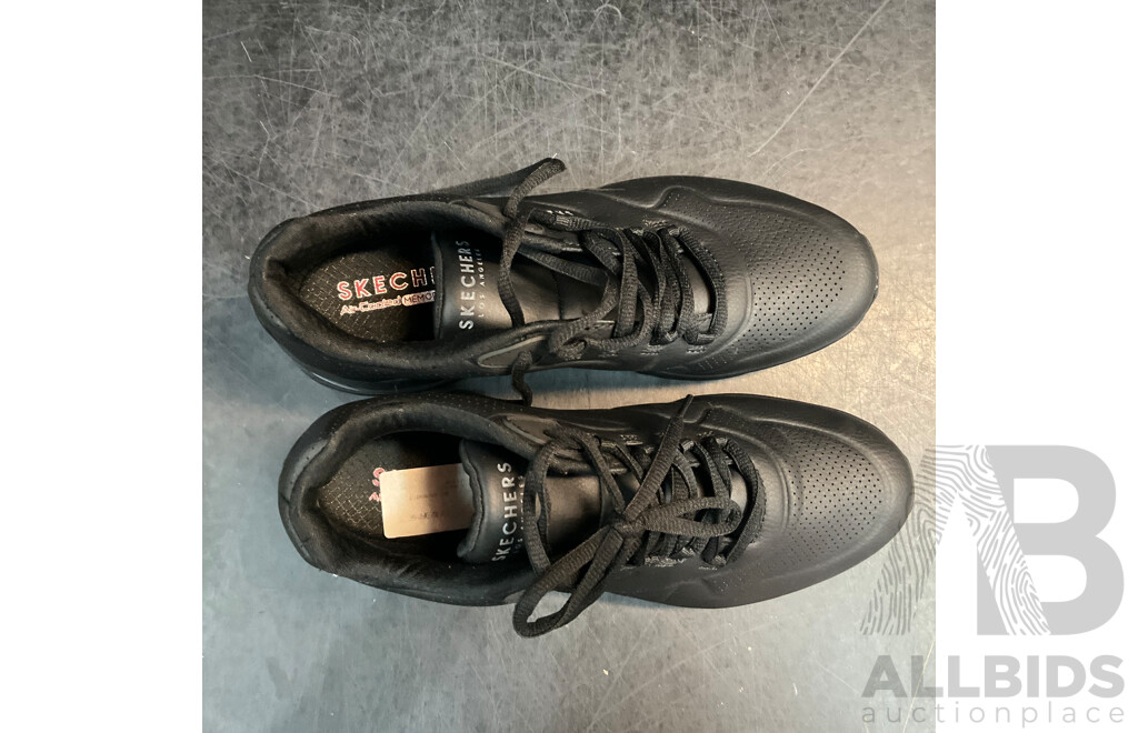 SKECHERS Black Air Around You Shoes - Size US9