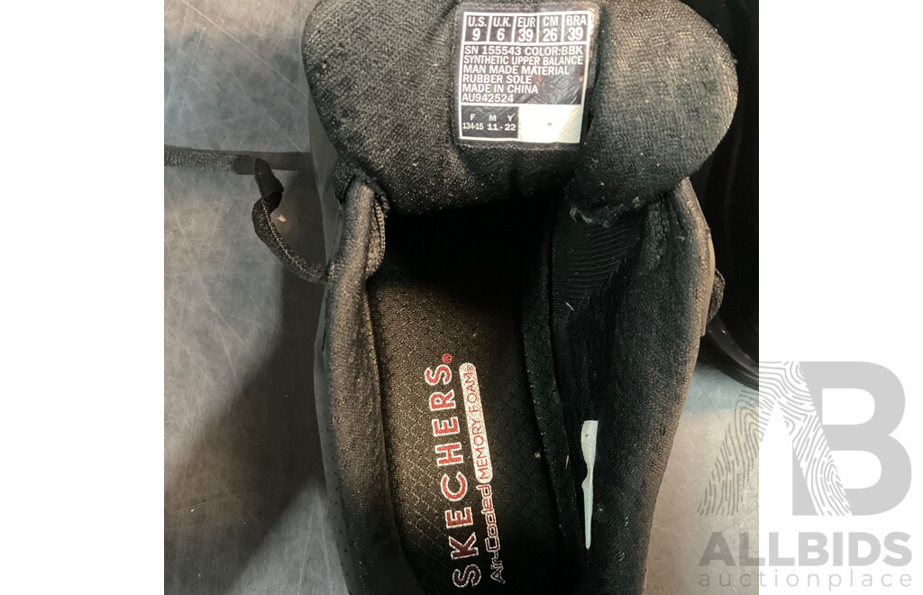 SKECHERS Black Air Around You Shoes - Size US9