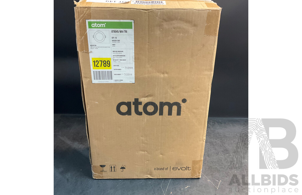 Atom AT9054 LED Downlight - Total 10 in the Box