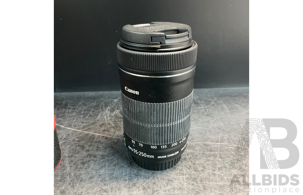 Canon 600D with 18-55mm & 55-250mm Lens