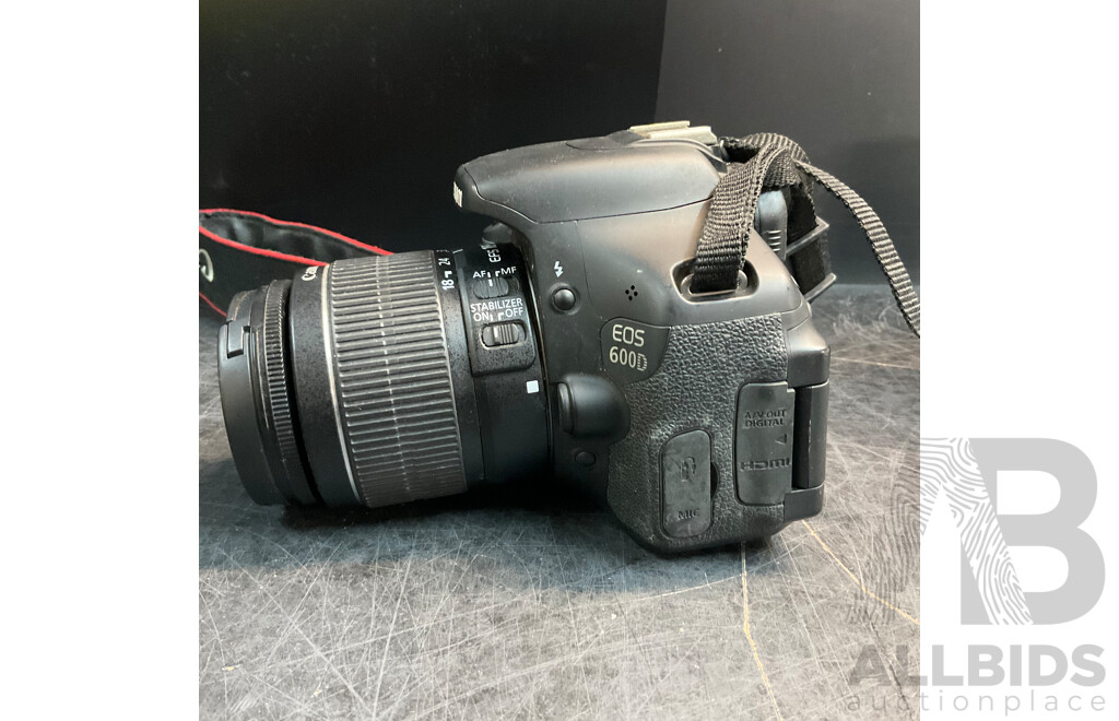 Canon 600D with 18-55mm & 55-250mm Lens
