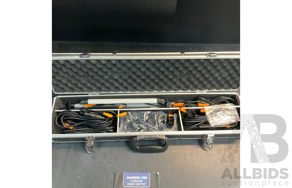 HARDKORR 3 Colour Camp Light Kit with Case - ORP $159