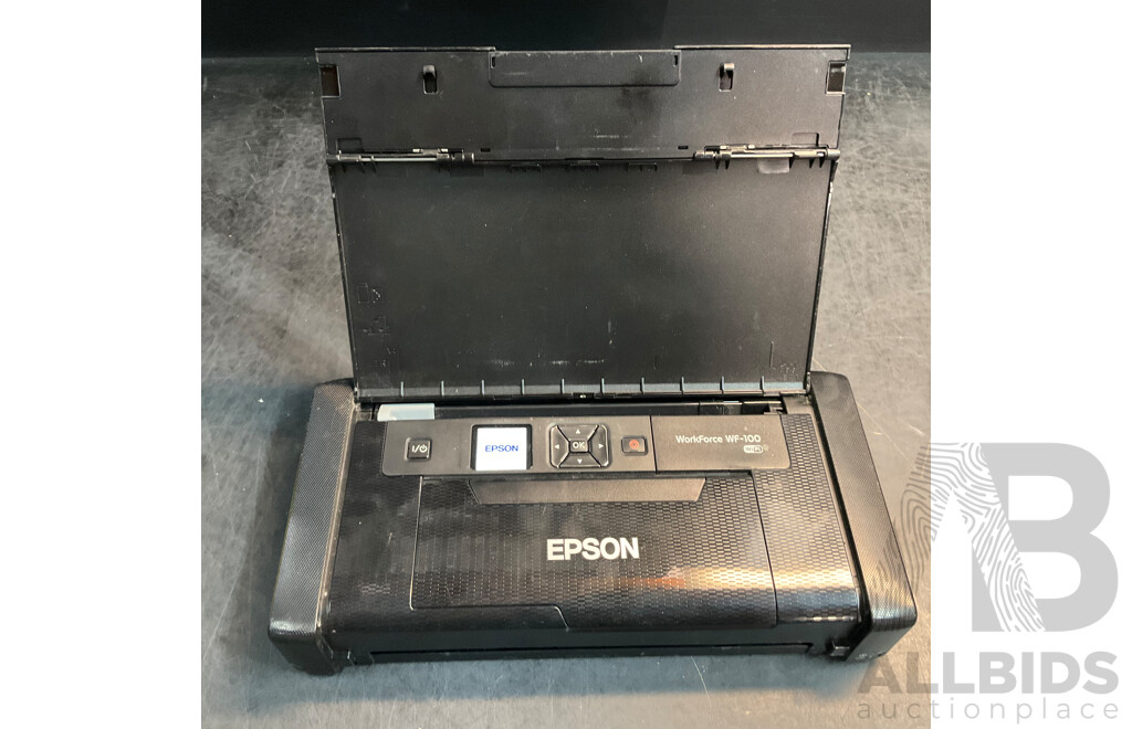 EPSON Workforce WF-100 Wireless Mobile Printer & GME TX6160 Handhold Radio