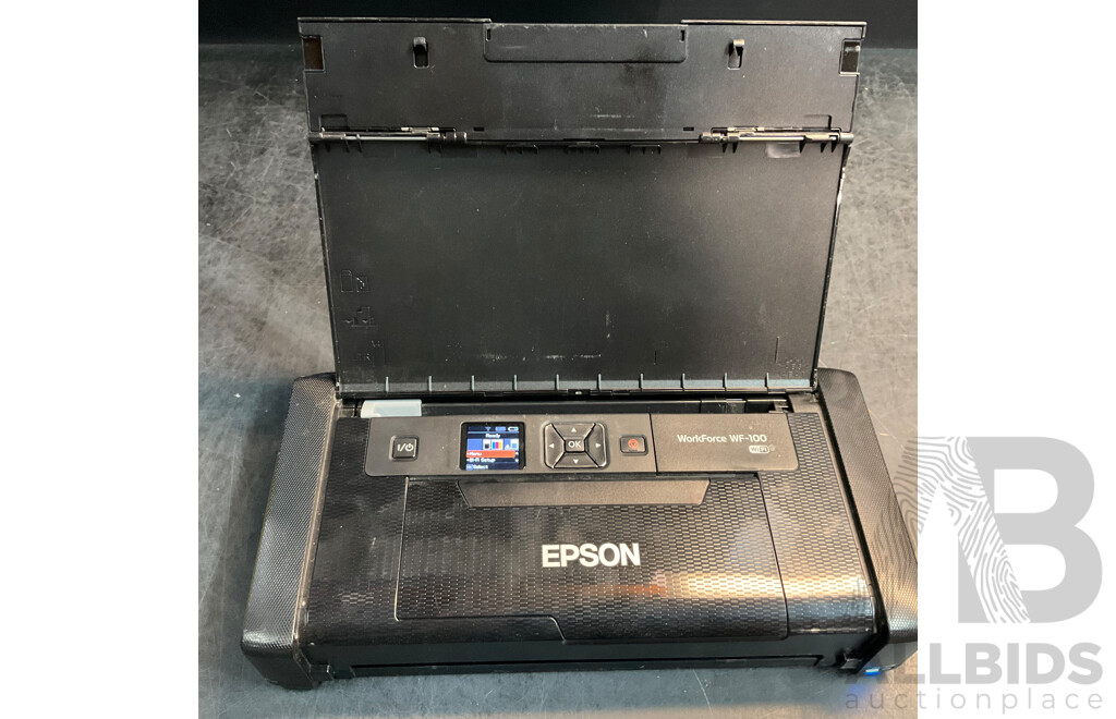 EPSON Workforce WF-100 Wireless Mobile Printer & GME TX6160 Handhold Radio
