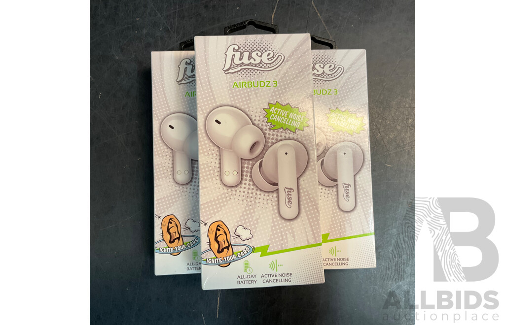 FUSE Airbudz3 Earbuds - Lot of 3