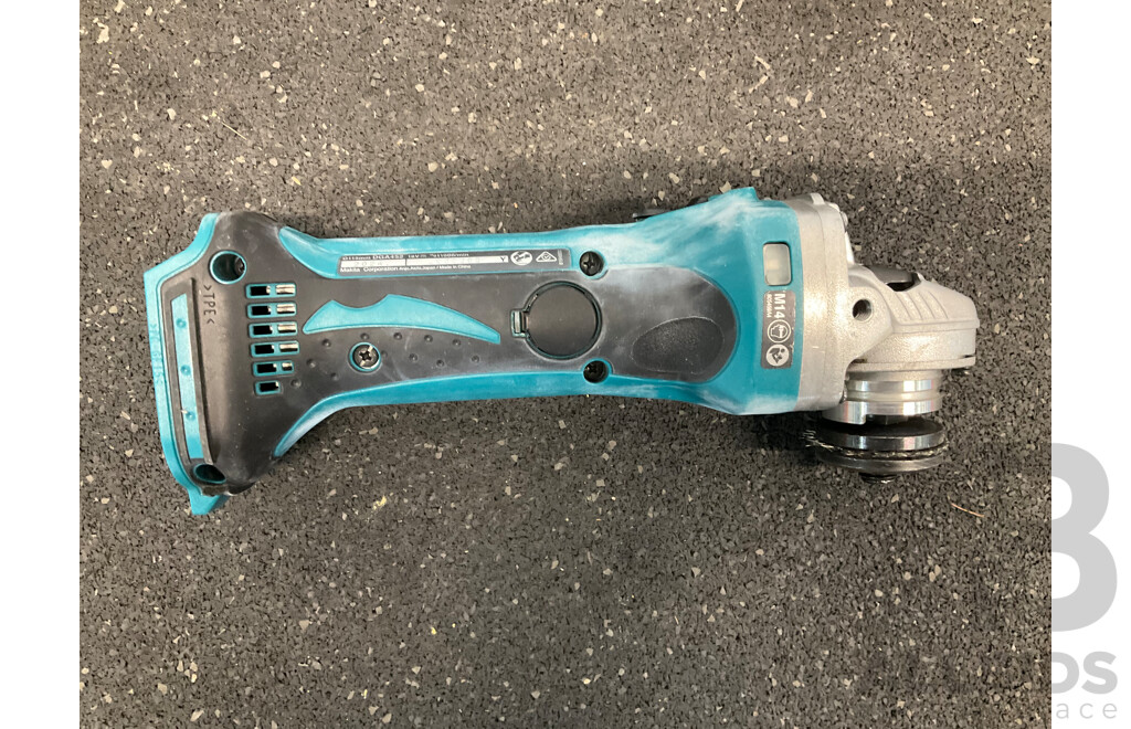 MAKITA 18V LXT Angle Grinder (DGA452) and 18V 6.0Ah Battery - Lot of 2