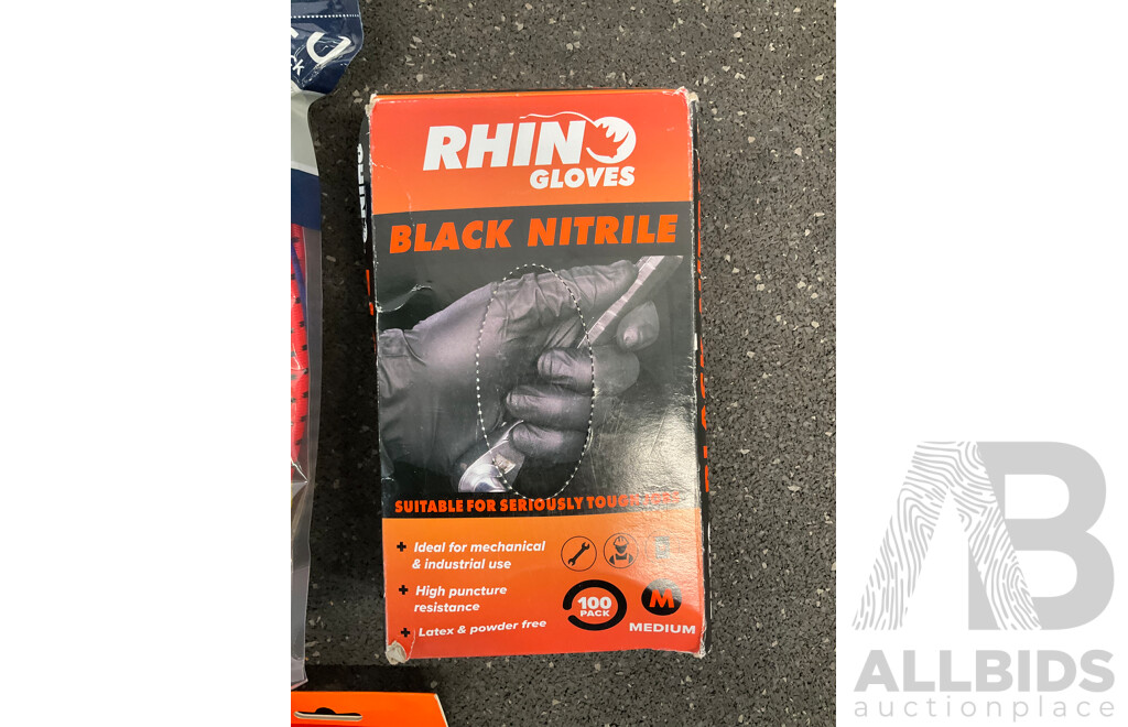 RAVEMEN LS16 Light Set for Urban Riding Commuting, SYNECO Octopus Straps and THINO Gloves - Lot of 3