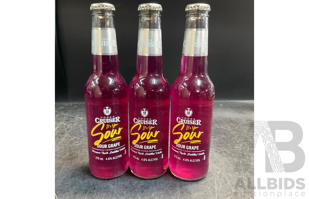 GEE-UP Vodka Mixed Pack Bottle 275mL 10pk  & Cruiser Sour Grape Vodka Drinks X3  & Jack Daniel's Whisky with Cola X2