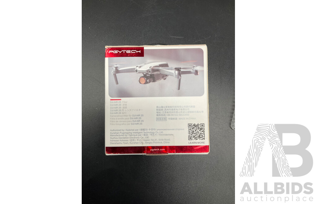 PGYTECH ND-PL Filter Set for DJI Air 2S and ANKO Earphones - Lot of 2