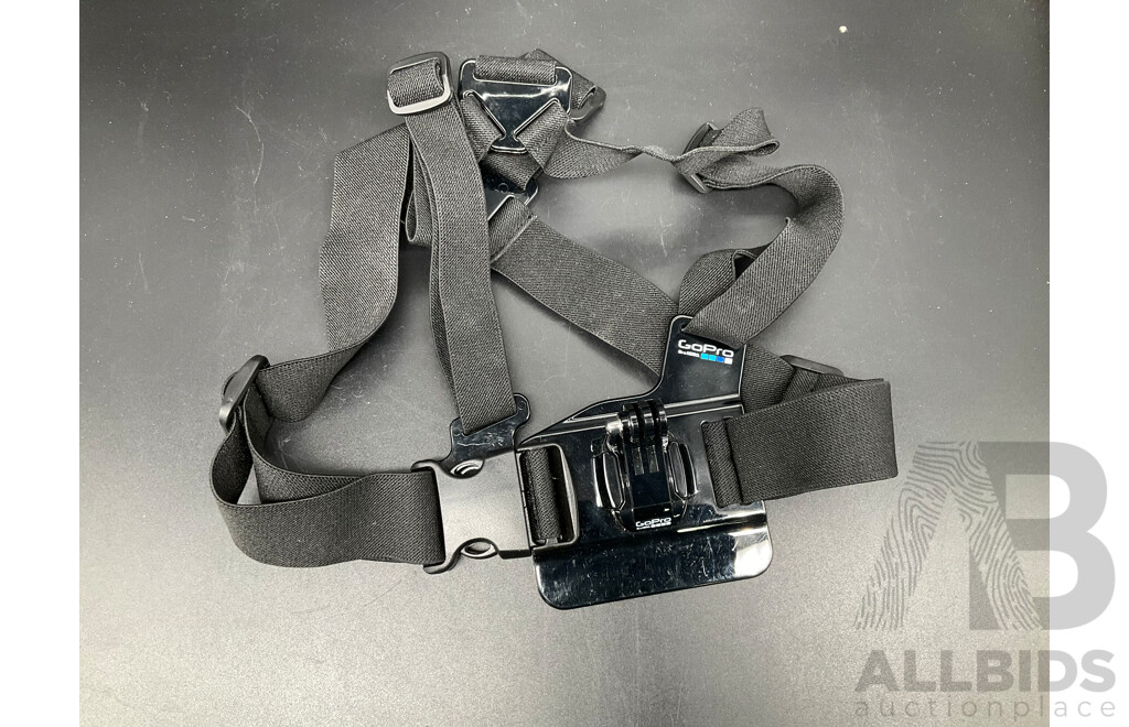 GoPro Accessories, Including Head Strap + Quick Clip, Sport Kit and SP POV Pole - Lot of 3