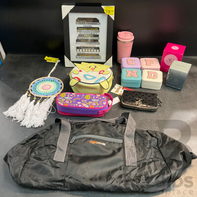 POKEMON Togepi Crossbody Bag & Assorted of Household Items Includes Candle, Jewellery Box and More - Lot of 13