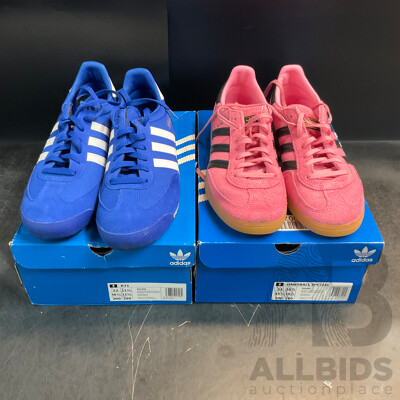 ADIDAS Spezial Shoes - Pink - Size US11 & R71 Shoes - Blue - Size US12 - Lot of 2