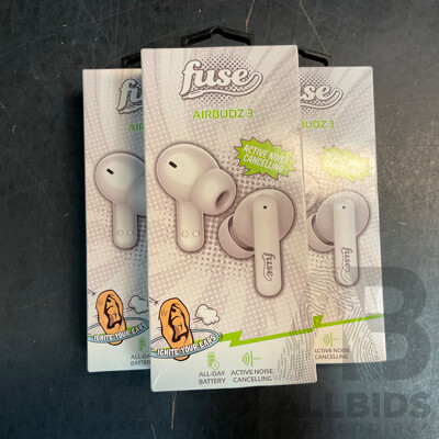 FUSE Airbudz3 Earbuds - Lot of 3