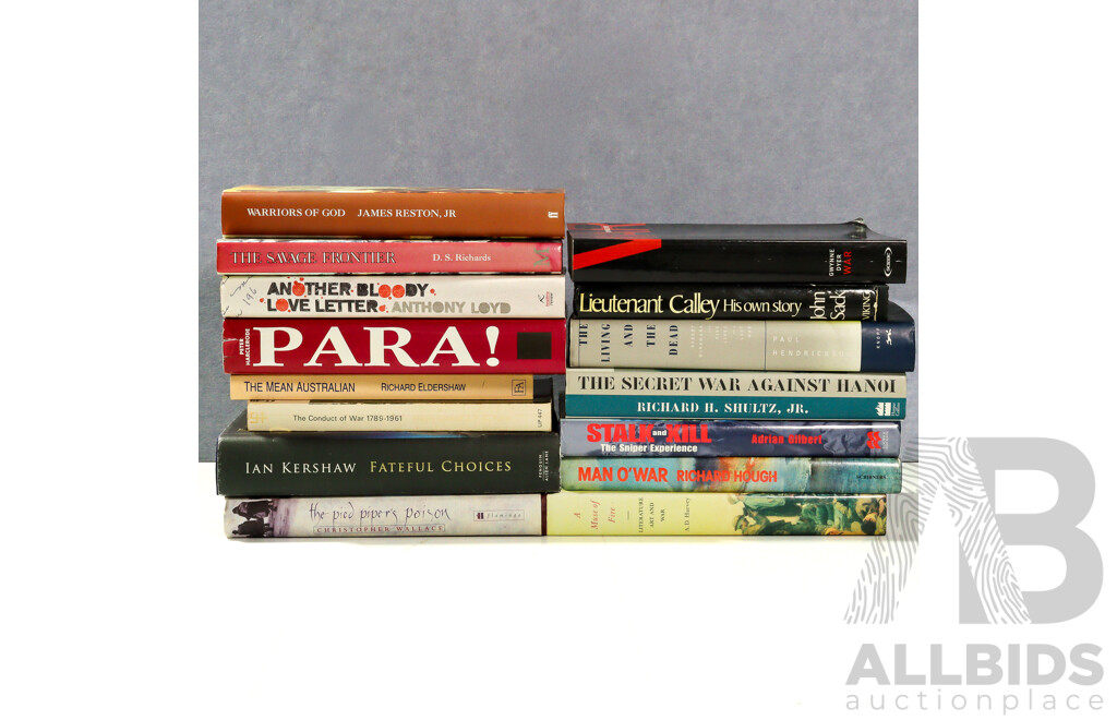 Collection Books Regarding War and Warfare