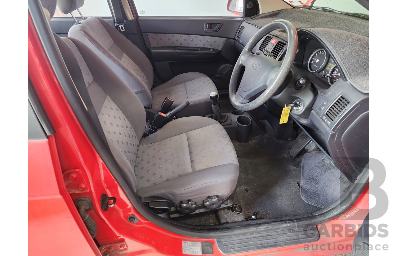 6/2005 Hyundai Getz GL TB 5d Hatchback Red 1.5L