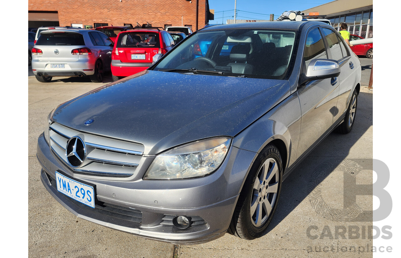 4/2008 Mercedes-Benz C200 Kompressor Classic W204 4d Sedan Grey 1.8L