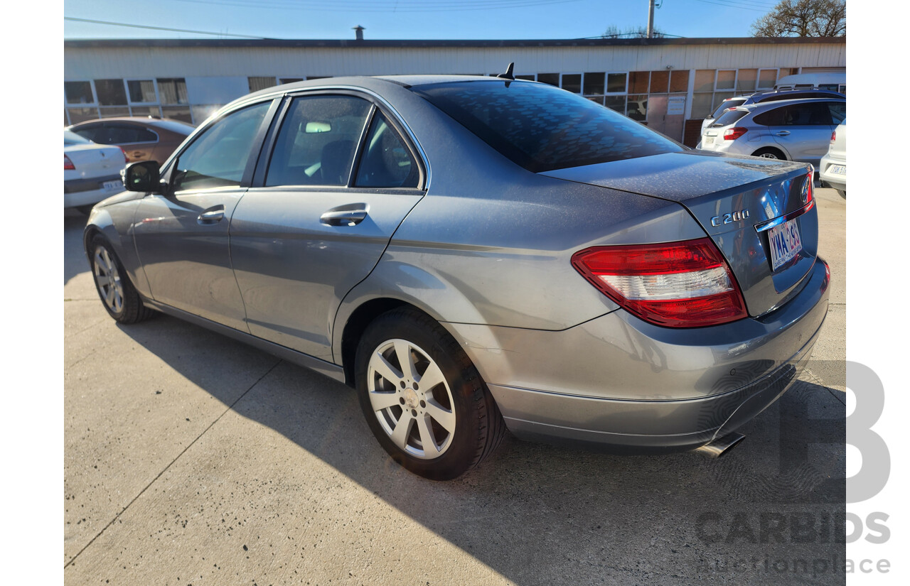 4/2008 Mercedes-Benz C200 Kompressor Classic W204 4d Sedan Grey 1.8L