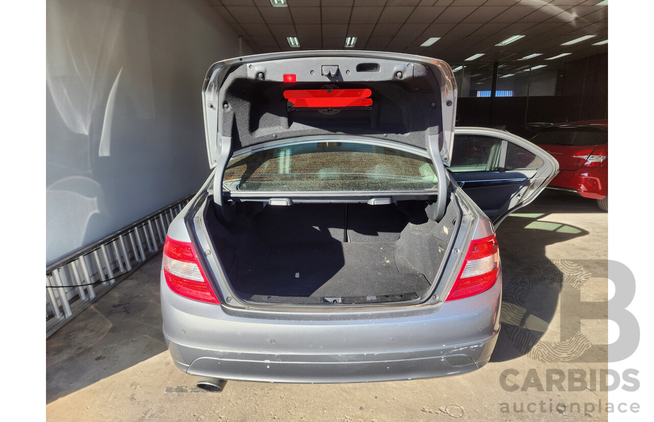 4/2008 Mercedes-Benz C200 Kompressor Classic W204 4d Sedan Grey 1.8L