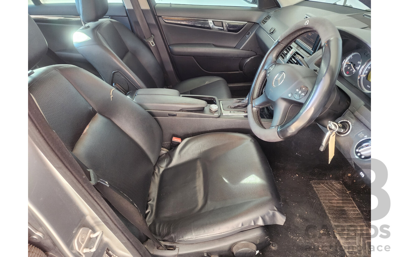 4/2008 Mercedes-Benz C200 Kompressor Classic W204 4d Sedan Grey 1.8L