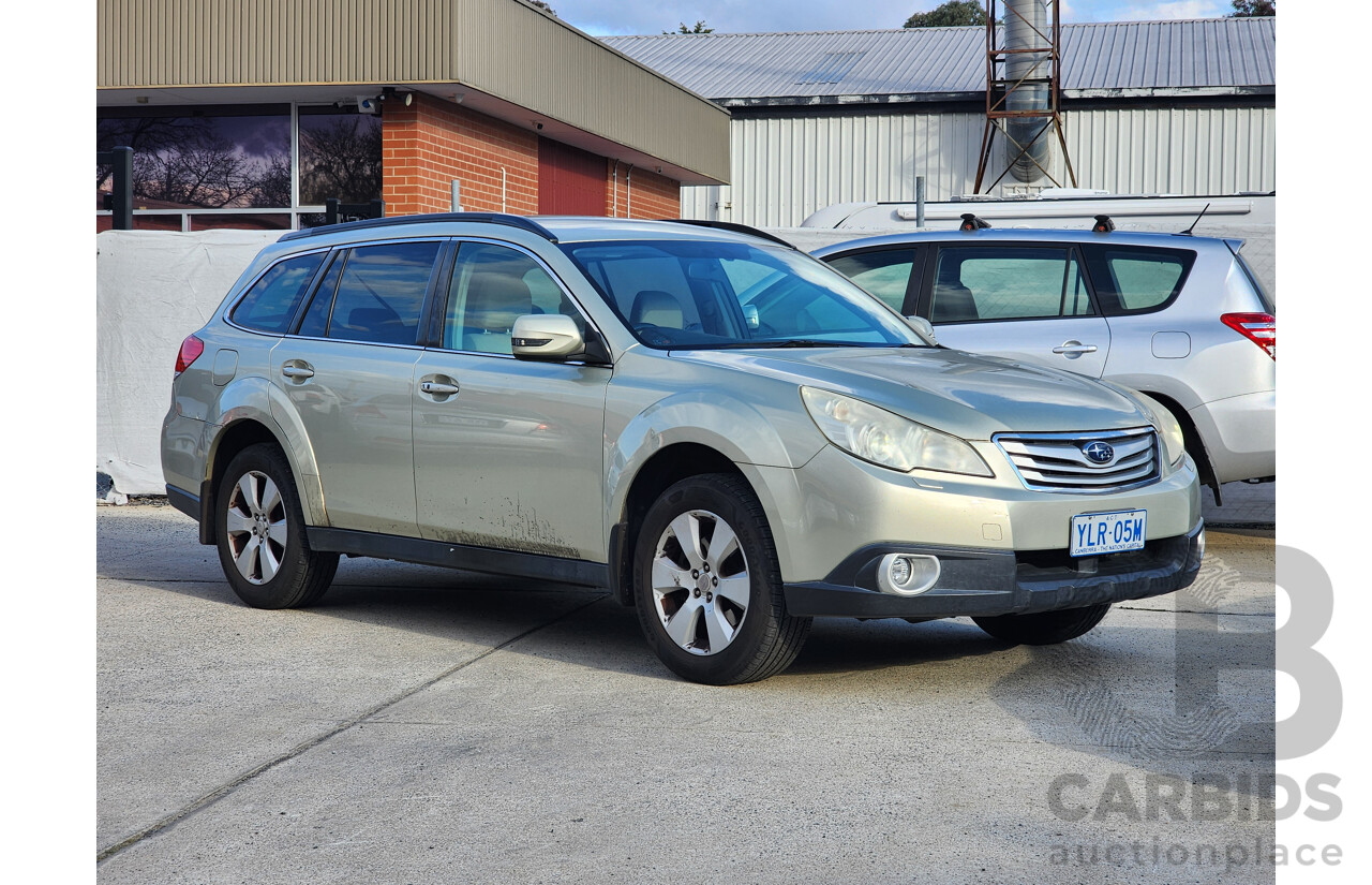 3/2011 Subaru Outback 3.6R Premium MY11 4d Wagon Gold 3.6L