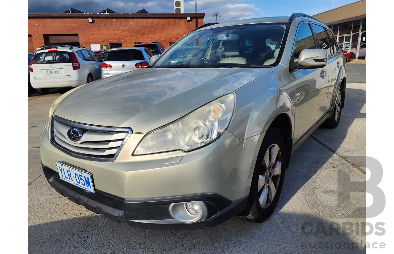 3/2011 Subaru Outback 3.6R Premium MY11 4d Wagon Gold 3.6L