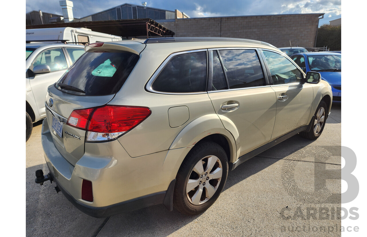 3/2011 Subaru Outback 3.6R Premium MY11 4d Wagon Gold 3.6L