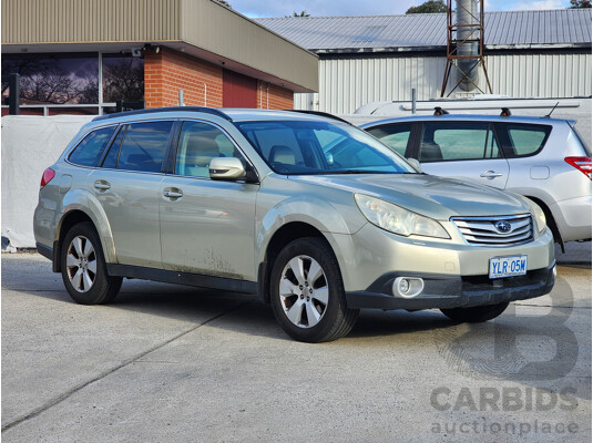 3/2011 Subaru Outback 3.6R Premium MY11 4d Wagon Gold 3.6L
