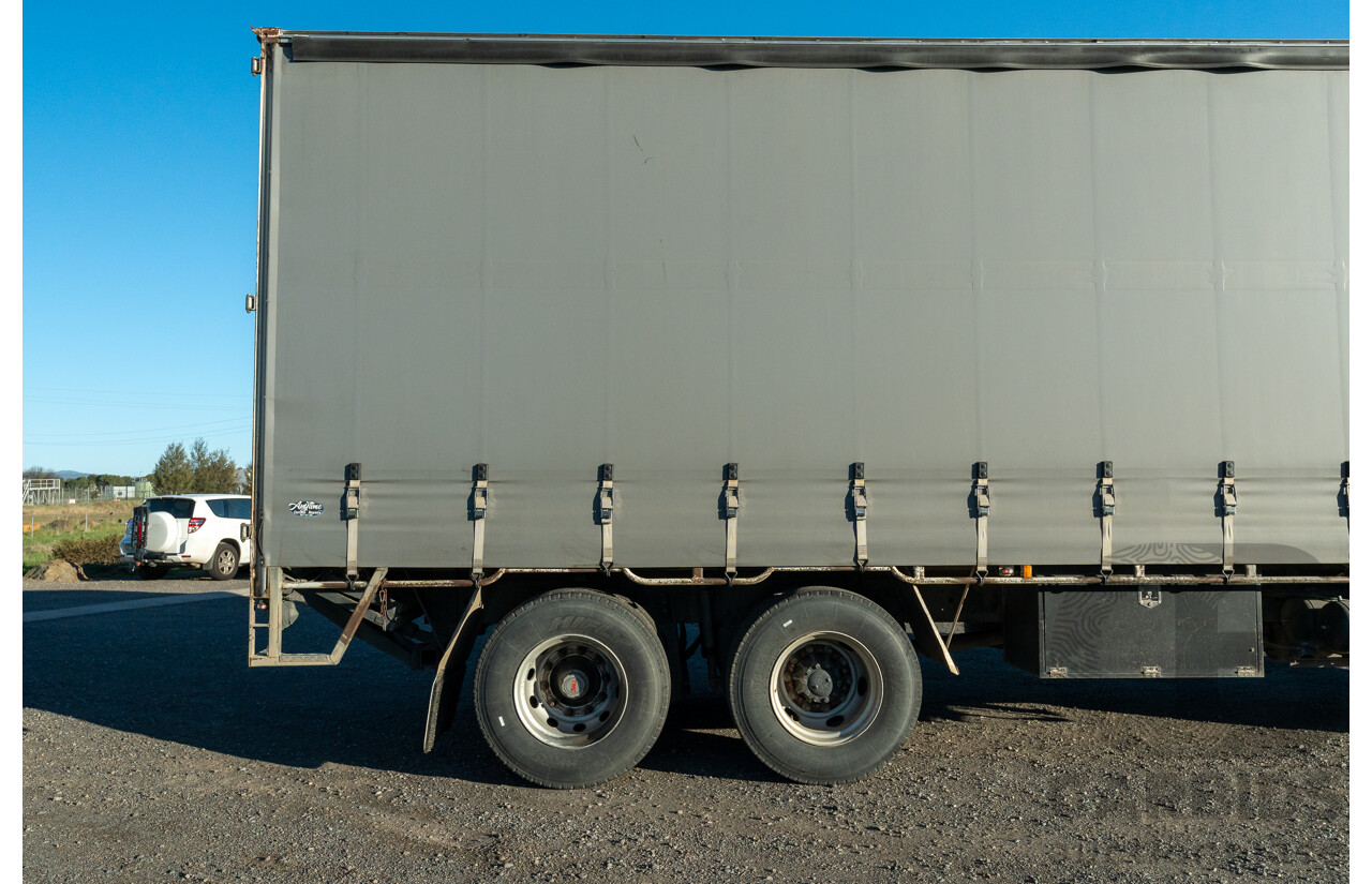 02/2008, Hino Ad Trans 500 Series, GH 1727, 12 Pallet, Curtainsider Canopy Truck with 750KG Taillift