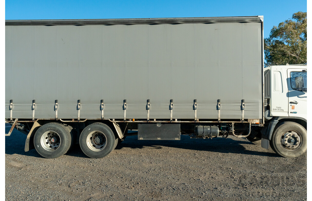 02/2008, Hino Ad Trans 500 Series, GH 1727, 12 Pallet, Curtainsider Canopy Truck with 750KG Taillift