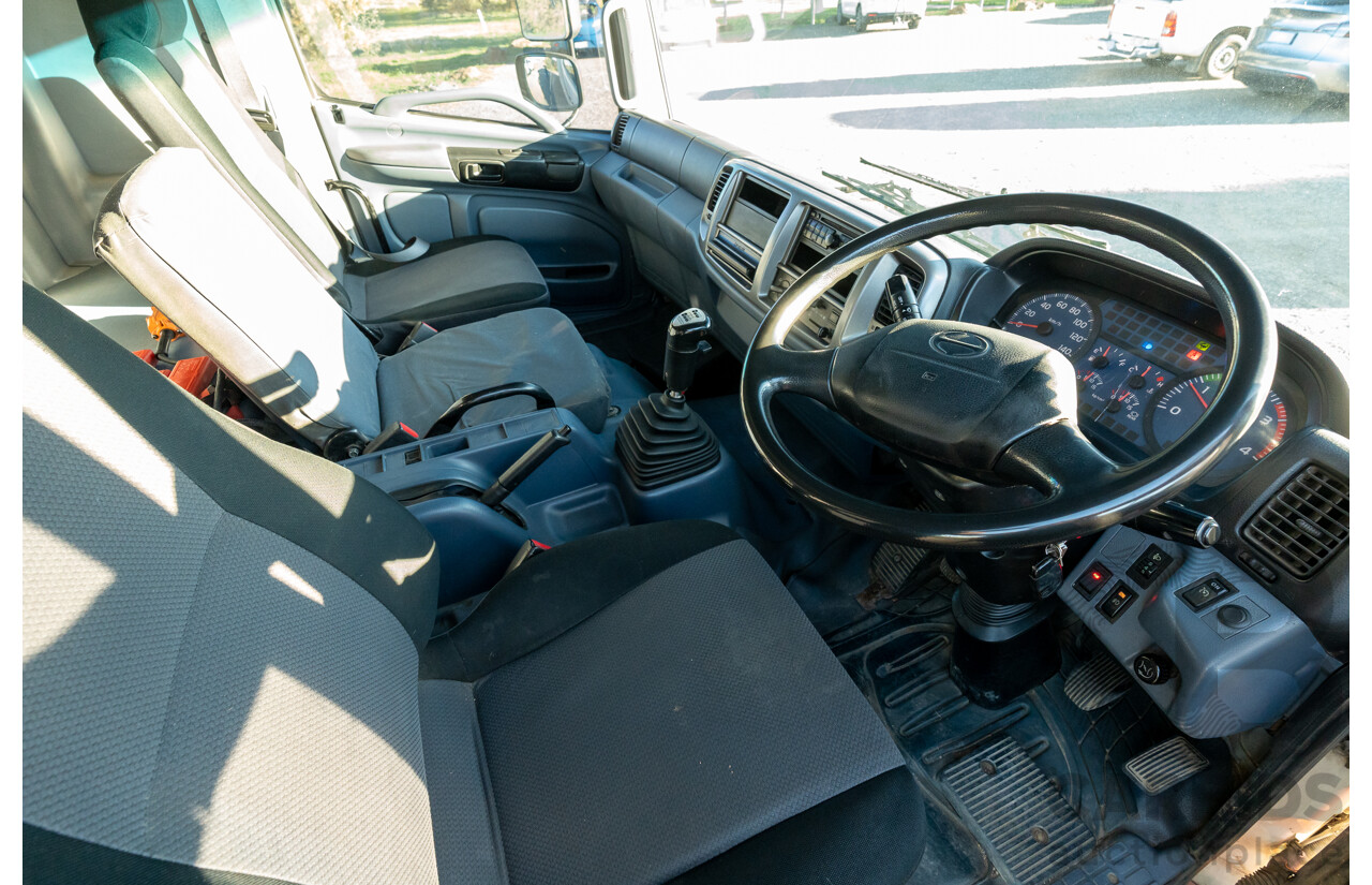 02/2008, Hino Ad Trans 500 Series, GH 1727, 12 Pallet, Curtainsider Canopy Truck with 750KG Taillift