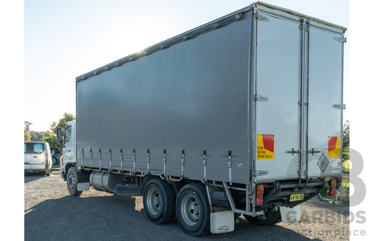 02/2008, Hino Ad Trans 500 Series, GH 1727, 12 Pallet, Curtainsider Canopy Truck with 750KG Taillift