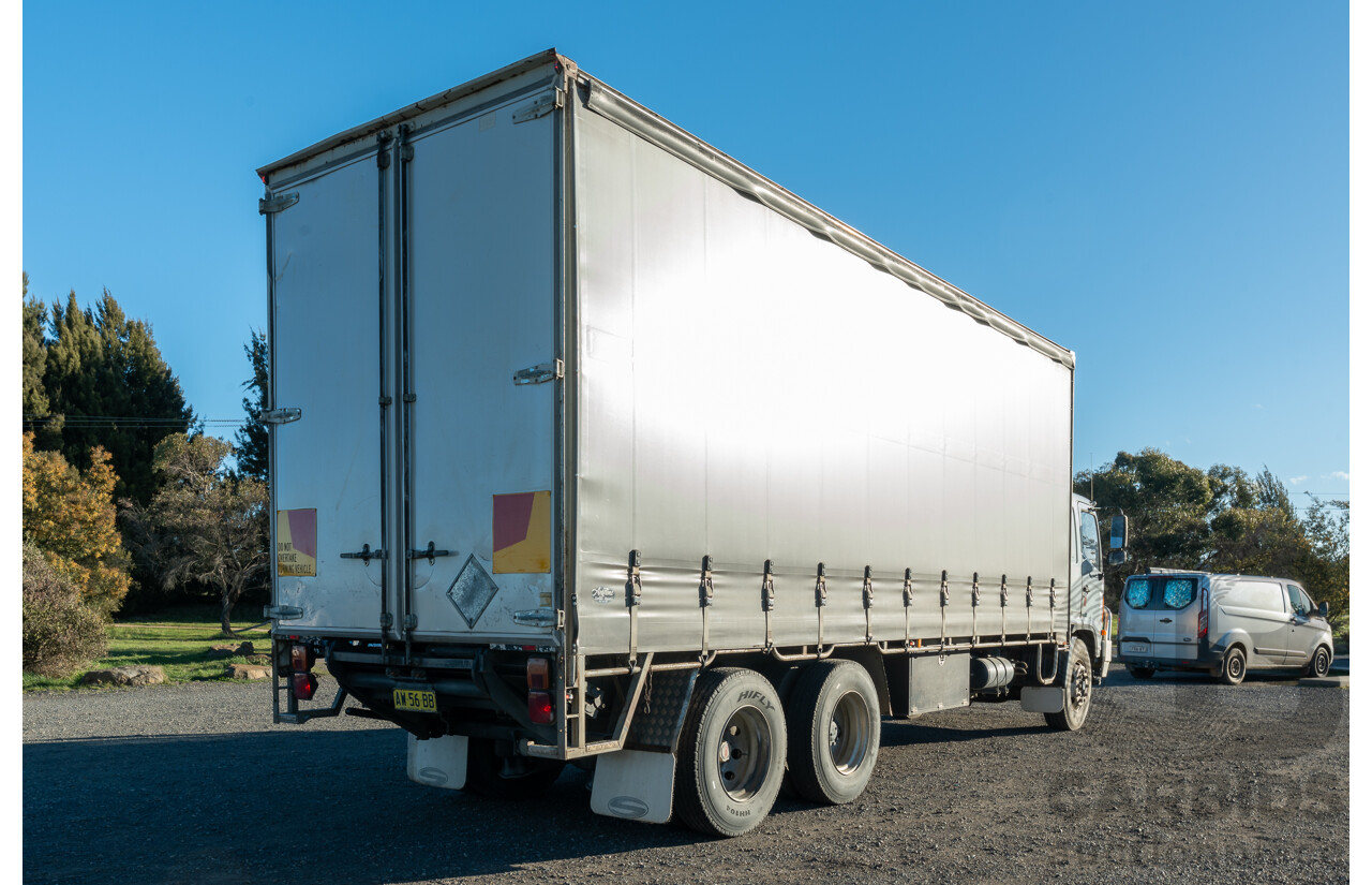 02/2008, Hino Ad Trans 500 Series, GH 1727, 12 Pallet, Curtainsider Canopy Truck with 750KG Taillift