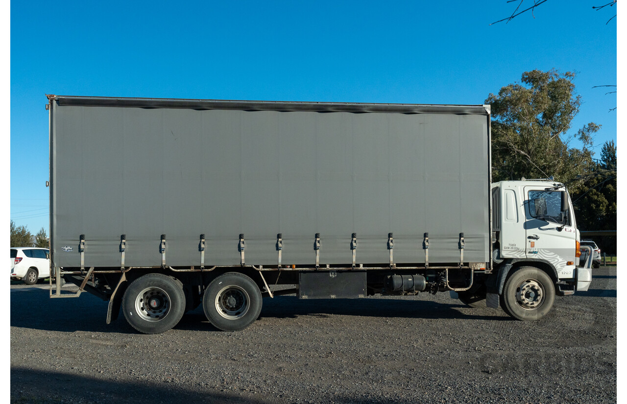 02/2008, Hino Ad Trans 500 Series, GH 1727, 12 Pallet, Curtainsider Canopy Truck with 750KG Taillift