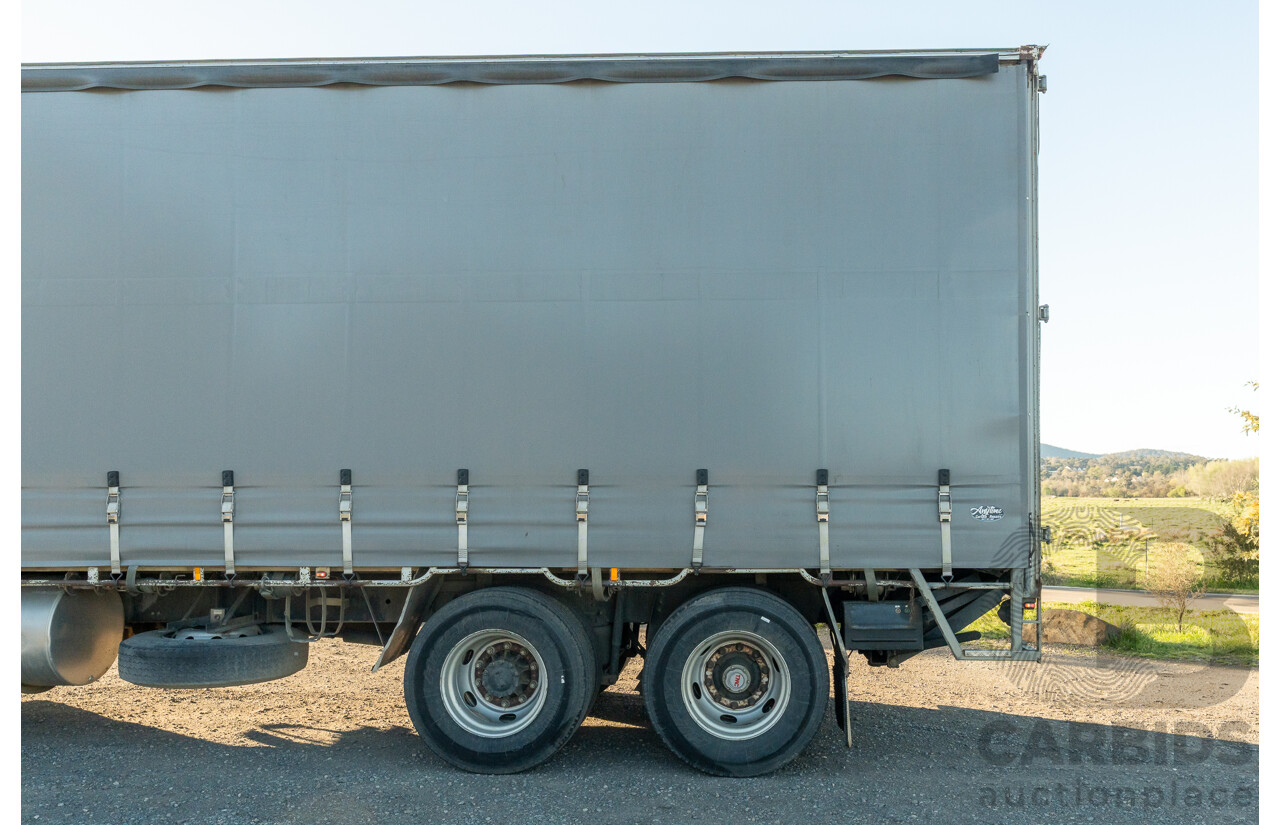02/2008, Hino Ad Trans 500 Series, GH 1727, 12 Pallet, Curtainsider Canopy Truck with 750KG Taillift