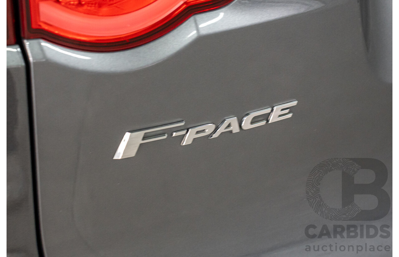 11/2016 Jaguar F-Pace 20d R-Sport (AWD) 4d Wagon Corris Grey Metallic Turbo Diesel 2.0L