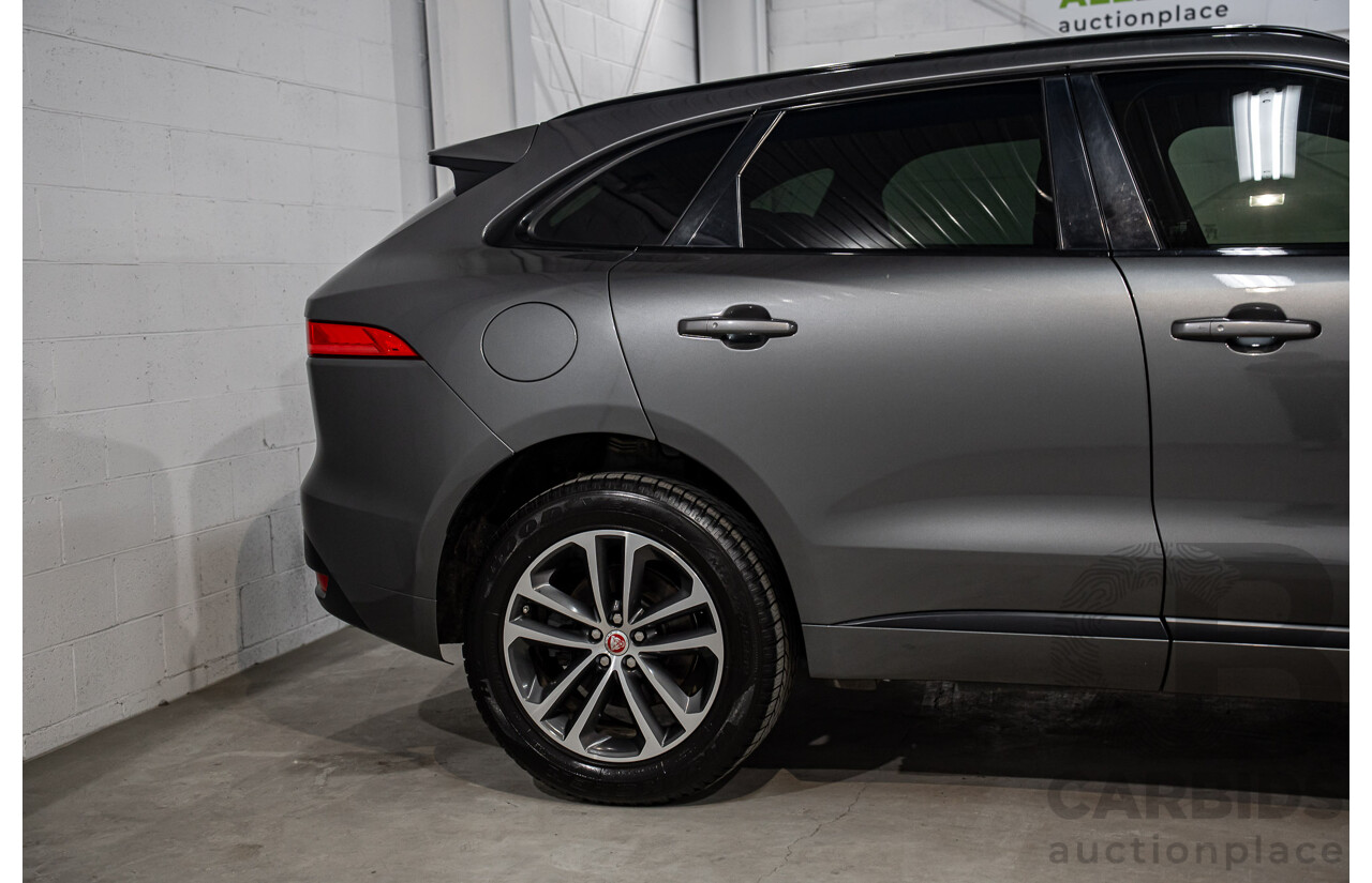 11/2016 Jaguar F-Pace 20d R-Sport (AWD) 4d Wagon Corris Grey Metallic Turbo Diesel 2.0L
