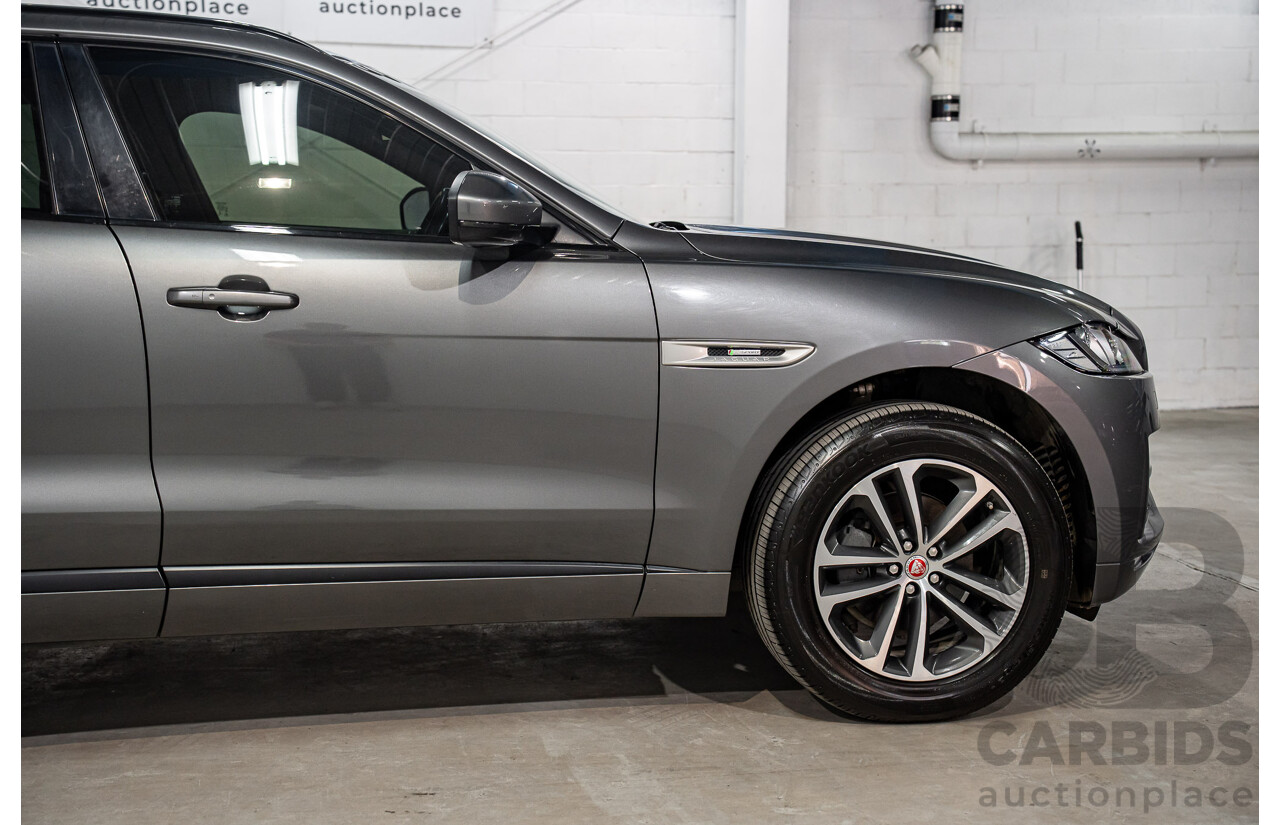 11/2016 Jaguar F-Pace 20d R-Sport (AWD) 4d Wagon Corris Grey Metallic Turbo Diesel 2.0L
