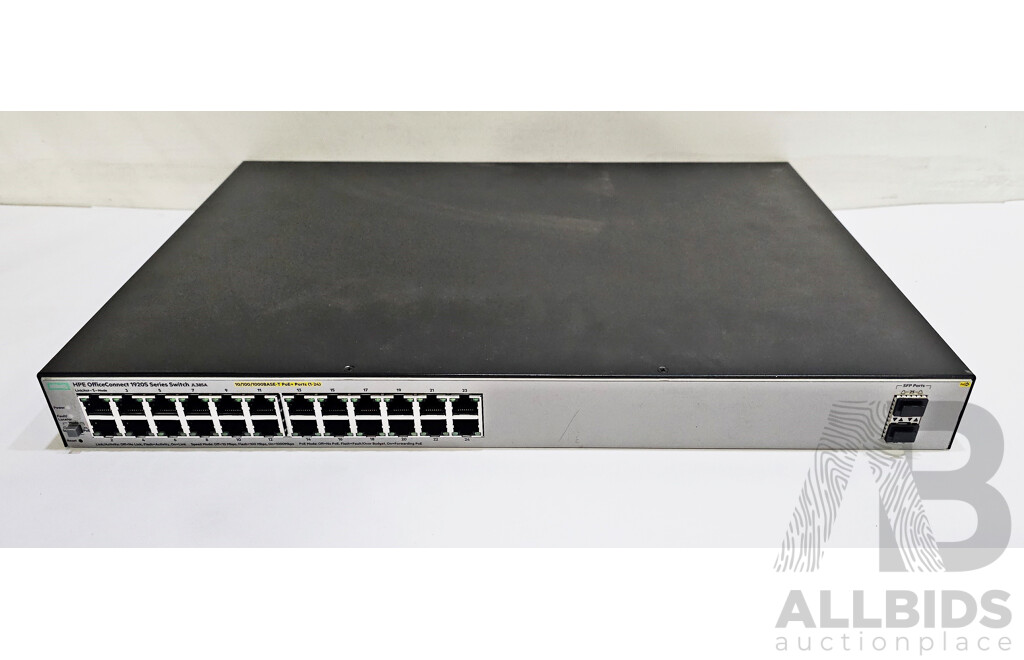 HPE (JL385A) OfficeConnect 1920S Series 24-Port Gigabit Ethernet PoE+ Switch