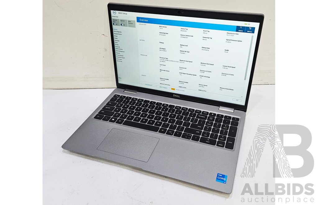 Dell Latitude 5520 11th Gen Intel Core i5 (1135G7) 2.40GHz-4.20GHz 4-Core CPU 15.6-Inch FHD Laptop w/ Power Supply